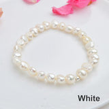 Freshwater Baroque Pearl Bracelet 925 Silver Jewelry Gift