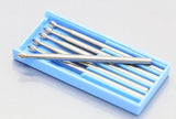 6pcs 2.35mm Shank Tungsten Carbide Rotary Burrs Milling Cutter Tool Carving