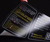 Personalised Wedding Stickers Clear Adhesive Round Label BGJ105