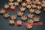 High Rose DIY Findings 10mm Flower Receptacle 100pc/lot