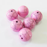 Chunky Acrylic Solid Crack Beads - 12mm and 20mm