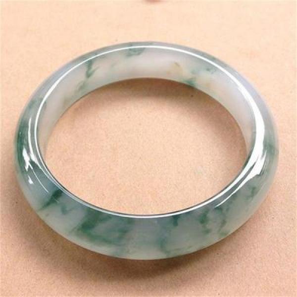 Natural 54mm-64mm Burmese Emerald Light Flower Bracelet Princess Jewelry
