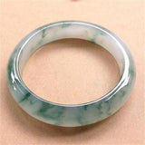 Natural 54mm-64mm Burmese Emerald Light Flower Bracelet Princess Jewelry