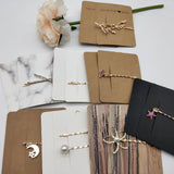 100Pcs Hairpin/Hairband Card DIY Jewelry Display Card 9x7cm