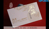 Letterpress Business Cards with Star Film and UV Printing
