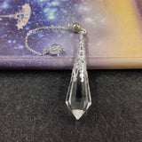 Natural Crystal Pendulum for Dowsing Reiki Chakra Healing