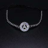 Stainless Steel Alphabet Bracelet for Women BLDS00