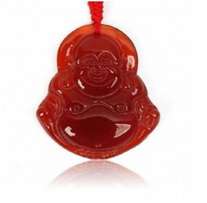Red Agate Chalcedony Guanyin Pendant Necklace Fine Jewelry