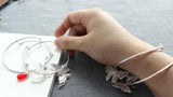 Retro TGCF Hua Cheng Xie Lian Butterfly Pendant Bracelet Cosplay Prop