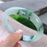 Light Flower Princess Bracelet 54-64mm Natural Myanmar Jade