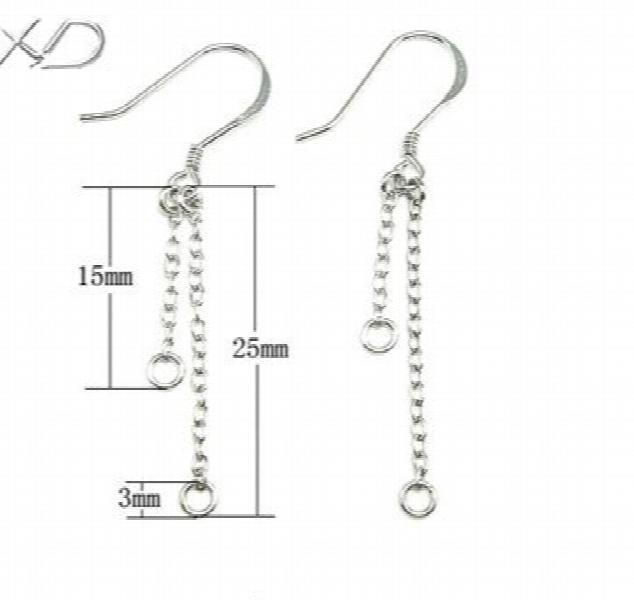 5 Pairs Solid Sterling Silver Earring Hooks Jewelry Accessories