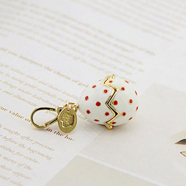 Easter Egg Charm Pendant Handbag Jewelry Keychain