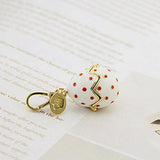 Easter Egg Charm Pendant Handbag Jewelry Keychain