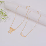 Duoying Name Necklace Custom Cartoon Picture Necklaces