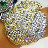 Baguette Zircon CZ Crystal Wedding Ring for Women