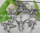 70PCS Tibetan Silver Mixed Fairy Charms