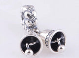 Fandola Bracelet Making 100% 925 Silver Bell Charm Women Jewelry