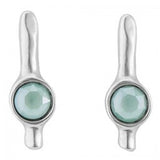 Pearl and Silver Earrings Set