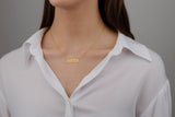 Capital Name Necklace,Personalized Name Necklace Stainless Steel Name Necklace
