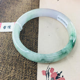 Zheru Natural Jadeite Bracelet Double 54-62mm Female Jade Gift