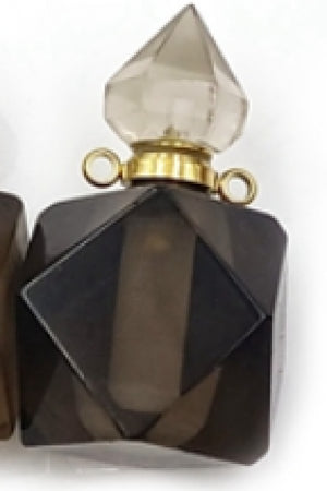 Crystal Quartz Perfume Pendant for Necklace DIY