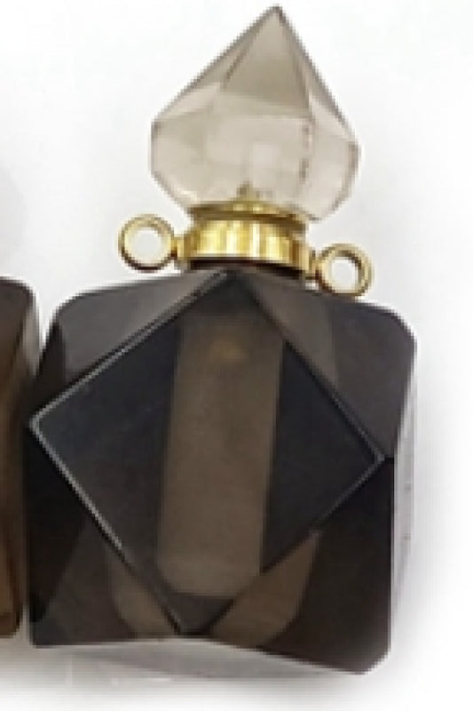 Crystal Quartz Perfume Pendant for Necklace DIY