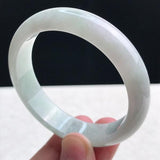 Zheru Natural Light Colored Myanmar Jade Bracelet, 54mm-62mm
