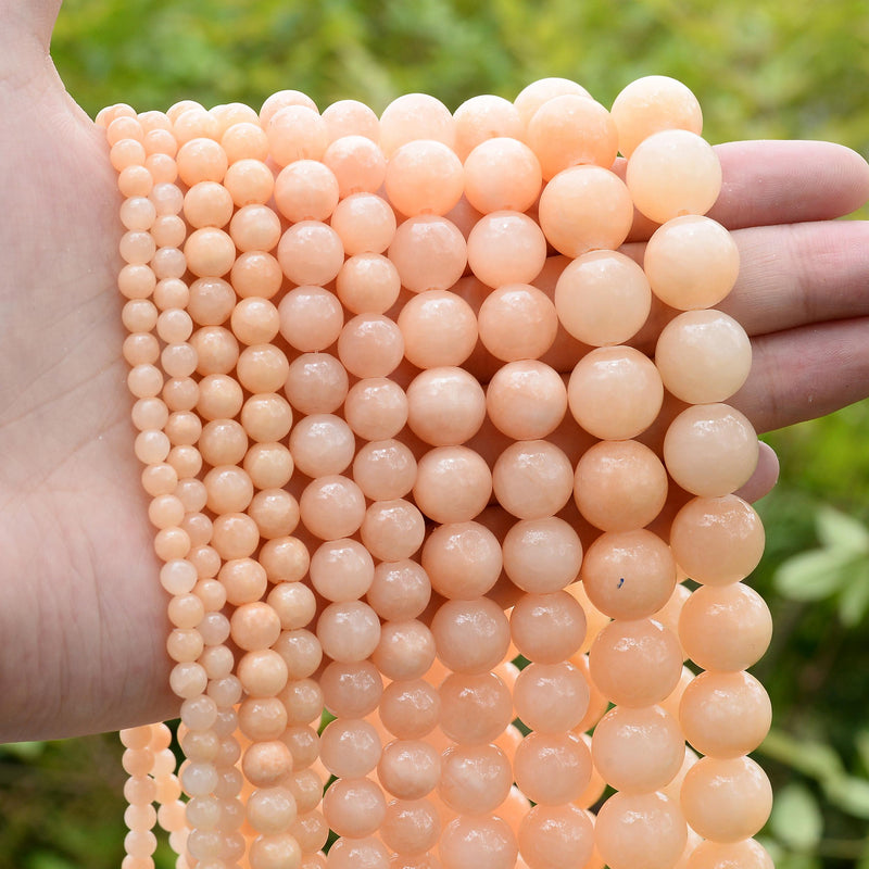 Natural Stone Beads Multicolor Jades Spacer Beads for Jewelry Making