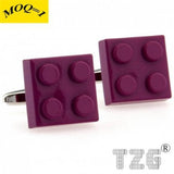 Purple Building Cufflink Cuff Link 1 Pair