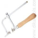 GemTrue Stainless Steel Head + Wooden Handle Jewelers Saw Frame