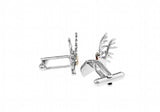Christmas Deer Head Copper Cufflinks French Cuff Links