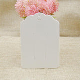 Hair Clip Blank Card 100pcs White/Kraft/Black Paper