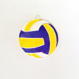 10pcs /lot Full Enamel Volleyball Pendant For Kids Necklace Making