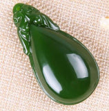 Koraba Hetian Jade Water Droplets Shape Pendant