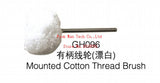 GH096 Mounted Cotton Thread Brush Polishing Wheels Handle Wire Wheel 100pcs/pack