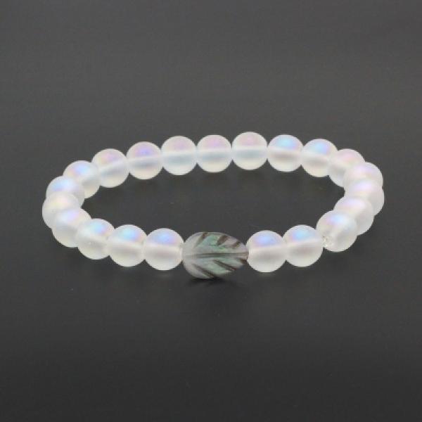 Sea Style Shell Star Charm Bracelet with Crystal Beads