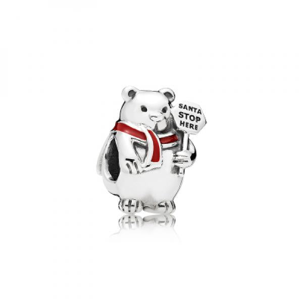 S925 Cartoon bear doll couple wedding wishes for DIY bracelet