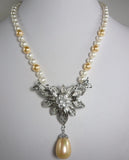 Noble Pearl & 8MM Shell Pearl Pendant Necklace