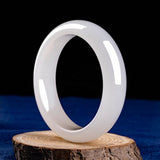 Natural Hetian Jade 54-64mm Bracelet Princess Jewelry