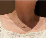 French Retro Natural Freshwater Pearl Necklace Female Sweet