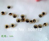 200 Pairs 5mm Tan Safety Cats Eyes for Dolls