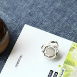Vintage Style Sterling Silver Chalcedony Ornament