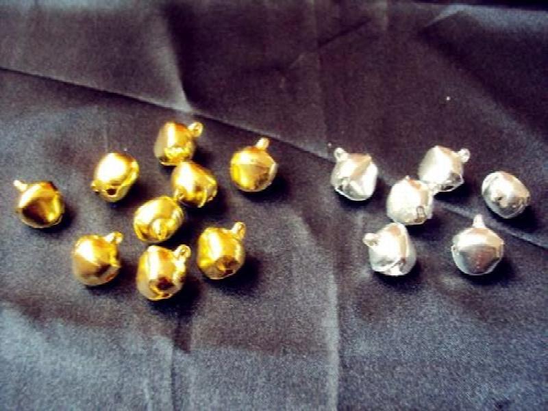 240Pcs 14*12*10MM Copper Golden Jingle Small Bells for Wedding Party Decoration