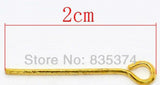 2000pcs 20x0.7mm Eye Pins Jewelry Findings