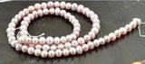 Lavender Freshwater Pearl Loose Beads Full Strand DIY Jewelry