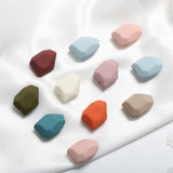 Frosted Rubber Texture Resin Large Beads for DIY Jewelry