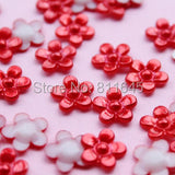 1000pcs/set 12mm Flatback Pearl Flower Embellishment Wedding Craft