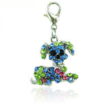 Rhinestone Pet Dog Lobster Clasp Charms for Jewelry Making