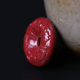 5A Cinnabar Dragon Safety Knot Necklace Pendant DIY Jewelry Material