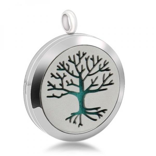 Tree of Life Aromatherapy Essential Oil Diffuser Necklace